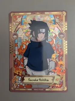 Sasuke Uchiha SPECIAL EDITION NRSA01-SP-002L5 Naruto Kayou Card (ENGLISH) - Image 1