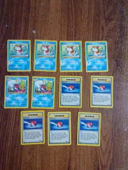 Vintage Pokemon Cards HP Jungle Set Lot 80+ Cards Commons/Uncommons - Image 3