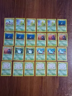 Vintage Pokemon Cards HP Jungle Set Lot 80+ Cards Commons/Uncommons - Image 4