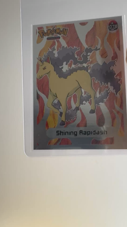 💥 Shiny RAPIDASH Pokemon Vintage Art CARD Metallic Foil Collectible Anime NM💥 - Image 2