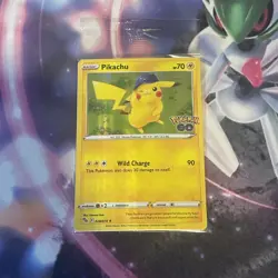 Pokemon/Pokemon GO Prerelease Pikachu Holo Foil Promo Card #028/078 Sealed - Image 1