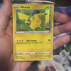 Pokemon/Pokemon GO Prerelease Pikachu Holo Foil Promo Card #028/078 Sealed - Image 2