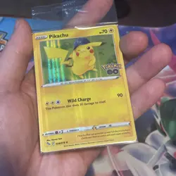 Pokemon/Pokemon GO Prerelease Pikachu Holo Foil Promo Card #028/078 Sealed - Image 3