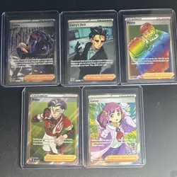Pokemon Full Art Foil Card Lot 11x SVP SV SWSH Lapras V Gardevoir Serperior GX - Image 2