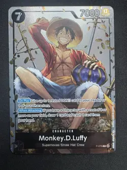 Monkey.D.Luffy (Tin Pack Set Vol. 2) P-075 One Piece Promotion Cards Foil - Image 1