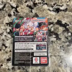 Bandai One Piece CCG US Voyage Monkey D. Luffy Promo Holo 5000 Card P-055 - Image 2