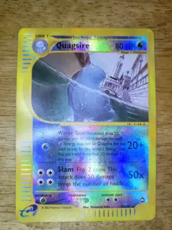 Pokemon Card 2002 Aquapolis - Quagsire - Non-Holo Rare - NM - 30/147 WOTC HTF - Image 1