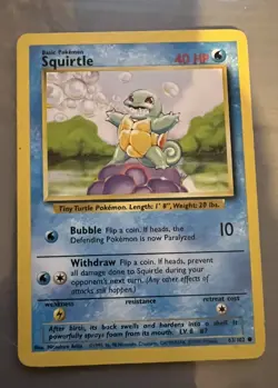 Original Base Set 63/102 Pokemon Card 1999 - Image 2