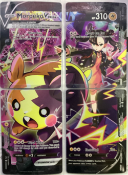 Pokemon Morpeko V-Union 4 Card Set !! #SWSH287 SWSH288 SWSH289 SWSH290 Promo - Image 1
