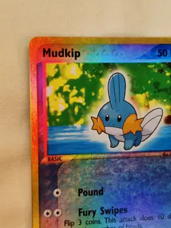Mudkip 60/109 Reverse Holo Ruby and Sapphire Pokemon Card 2003 - Image 2