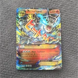 M Charizard EX Mega Evolution Full Art Holo Pokemon TCG Dragon Card - Image 1