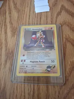 ROCKET’S HITMONCHAN - 11/132 - Gym Heroes - Holo - Pokemon Card - EXC/NEAR MINT - Image 3