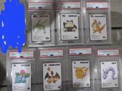 POKEMON 1998 KFC CARDS COMPLETE SET WITH CHARIZARD & PIKACHU ALL PSA 10'S - Image 1