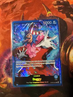 Onepiece TCG Buggy (OP09-042) Holo Leader - Image 1