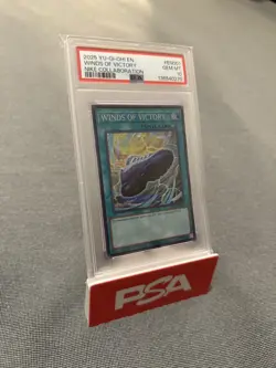 YU-GI-OH X Nike Promo Card Winds Of Victory Air Max 95 Spell Card PSA 10 - Image 1
