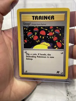 Pokemon Card Sleep! 79/82 UNLIMITED Team Rocket WOTC Common NM/MT Vintage TCG - Image 1