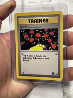 Pokemon Card Sleep! 79/82 UNLIMITED Team Rocket WOTC Common NM/MT Vintage TCG - Image 2