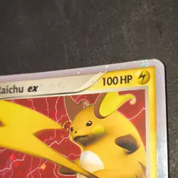 Raichu ex 100 HP Ultra Rare Holo EX Emerald Pokemon Card 97/106 2005 - Image 3