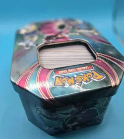 400 +- Pokemon Cards Bulk In Tin Imcludes Holos/Uncommon/Common/Rares - Image 1