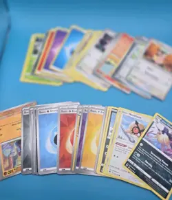 400 +- Pokemon Cards Bulk In Tin Imcludes Holos/Uncommon/Common/Rares - Image 3