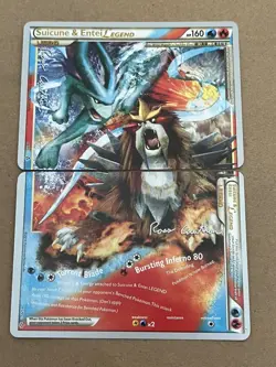 Pokemon Suicune & Entei LEGEND World Championships 2011 2x TCG Cards English - Image 1