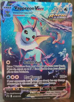 Vaporeon VMAX SWSH182 SWSH: Sword & Shield Promo Cards Holo - Image 1