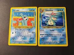 Totodile Croconaw Neo Vintage Pokemon Card - Image 1