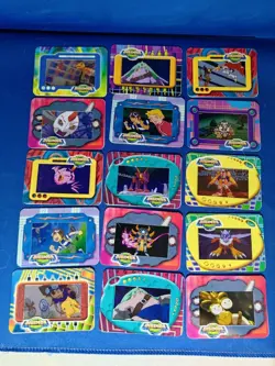 Digimon 2000 Movie Taco Bell Cel Card - Lot of 15 + 3 Displays + 4 Promo Cards - Image 1