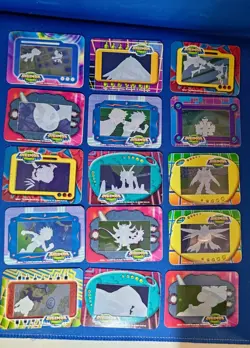 Digimon 2000 Movie Taco Bell Cel Card - Lot of 15 + 3 Displays + 4 Promo Cards - Image 2
