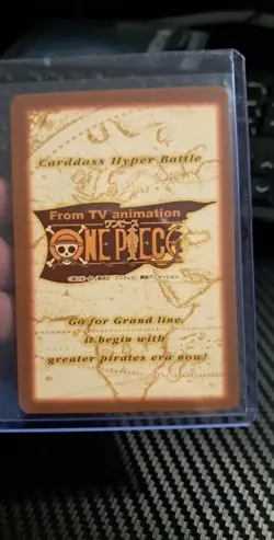 BANDAI One Piece Hyper Battle S120 LUFFY HOLO FOIL SCARCE EARLY CARD VINATGE - Image 2
