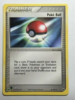 Poke Ball Ruby and Sapphire 86/109 MP-LP Pokemon Card - Image 1