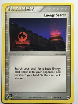 Energy Search Ruby and Sapphire 90/109 LP-NM Pokemon card - Image 1