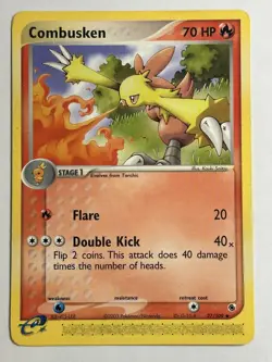 Combusken Ruby and Sapphire 27/109 MP-LP Pokemon Card - Image 1