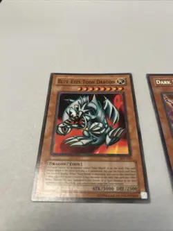 Yu-Gi-Oh! TCG Bundle Lot Set of 2 Cards Dark Magician Girl + Blue-Eyes Toon NM - Image 2