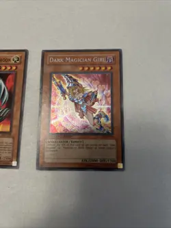 Yu-Gi-Oh! TCG Bundle Lot Set of 2 Cards Dark Magician Girl + Blue-Eyes Toon NM - Image 4