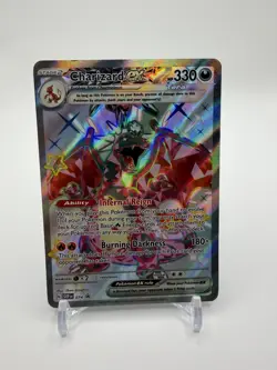 Pokemon TCG Charizard EX Shiny Holo Scarlet & Violet Promo Card 074 - Image 1