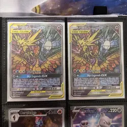 Moltres & Zapdos & Articuno GX Stained Glass Promo - Plus card collection - Image 1