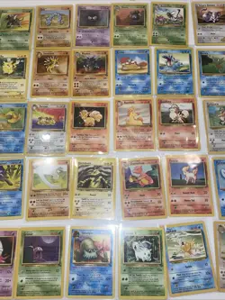 BULK 30POKEMON Cards~Base Set~VINTAGE RARE~No Duplicates*Fossil,ect! ALL NM/LP🔥 - Image 1