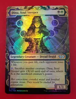 1x Dina, Soul Steeper (0037) | FOIL | Multiverse Legends | MTG Magic Cards - Image 1