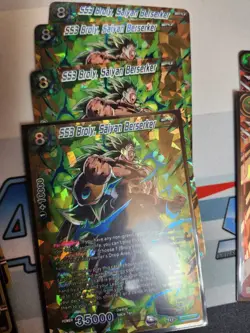 1x DRAGON BALL SUPER CARD GAME SS3 BROLY, SAIYAN BERSERKER BT7-127 ISR - Image 1