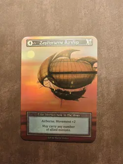 Zephyranne Airship (Foil) - Sorcery: Contested Realm Alpha - Image 1