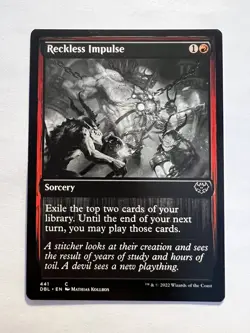 Reckless Impulse - MTG Innistrad: Double Feature - NM Common Sorcery - Image 1