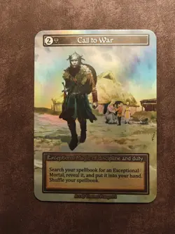 Call to War (Foil) - Sorcery: Contested Realm Alpha - Image 1