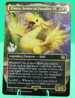 Choco Seeker Of Paradise R 0569 CHOCOBO TRACK FOIL Alt Art Final Fantasy MTG - Image 1