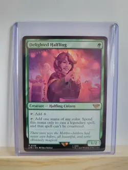 MTG - Delighted Halfling (0158) Near Mint LTR - Image 1