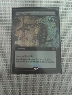 1x Profane Tutor - Foil - Extended Art Near Mint MTG Magic 452 - Image 1