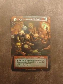 Quarrelsome Kobolds (Foil) - Sorcery: Contested Realm Alpha - Image 1