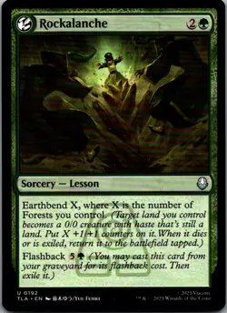 Avatar: The Last Airbender #192 Rockalanche - Image 1