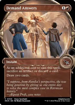 Showcase DEMAND ANSWERS x4 mtg NM-M Murders at Karlov Manor Common - Image 1