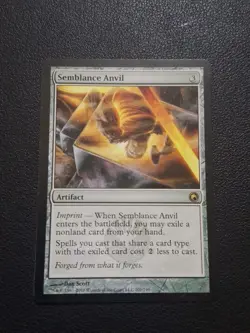 MTG Semblance Anvil Scars of Mirrodin 201/249 Regular Rare LP - Image 1